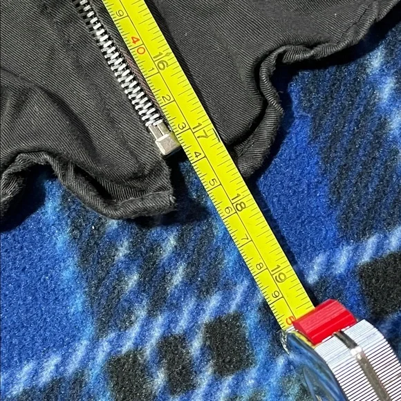 Vintage 90s Sienna Blues Black Vest - Size M - Picture 8 of 8